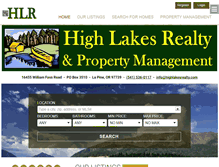 Tablet Screenshot of highlakesrealty.com